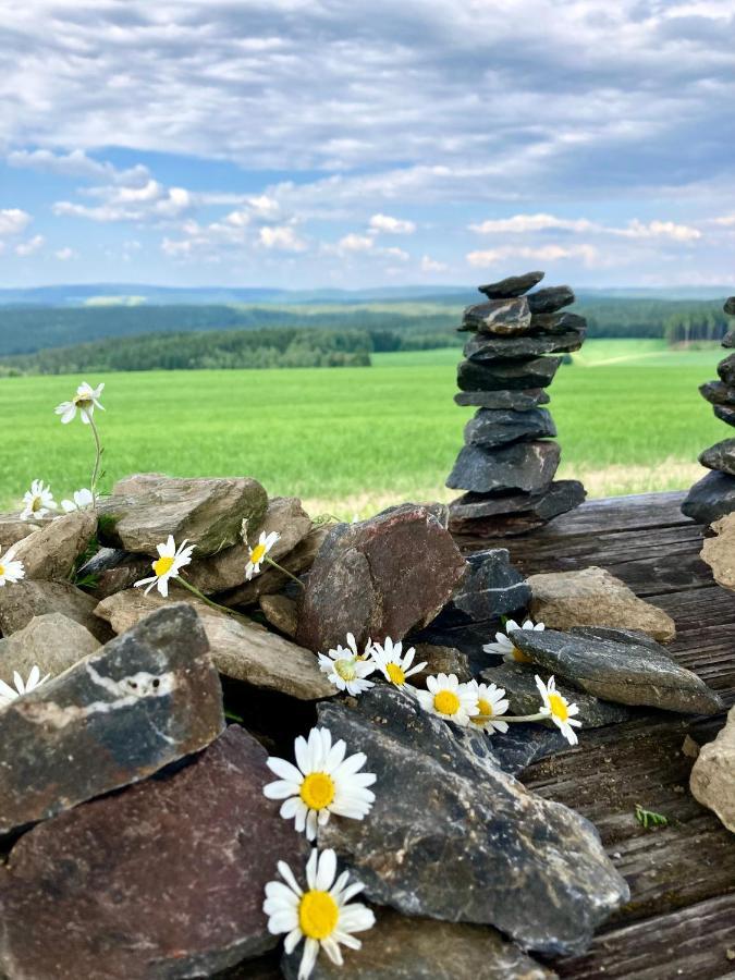 Wohlfuehlherberge Weitblick Erlbach  ภายนอก รูปภาพ